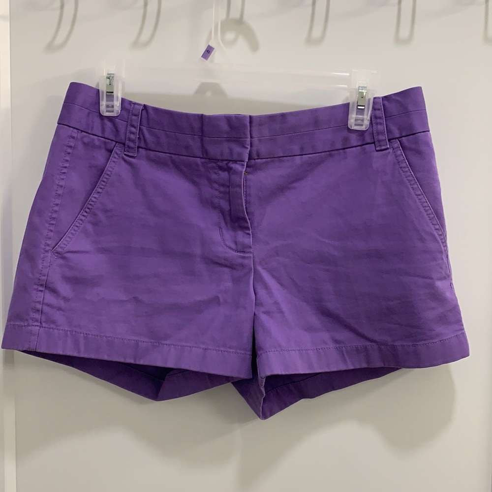 J. Crew Deep Lavender Size 4 Chino Shorts